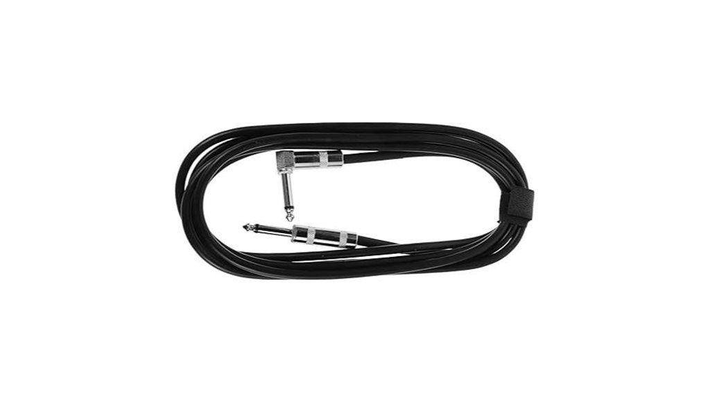 shielded leather guitar cable