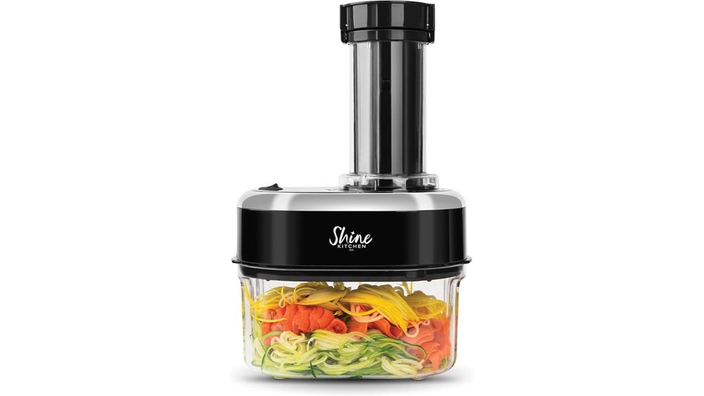 shine kitchen electric vegetable spiralizer