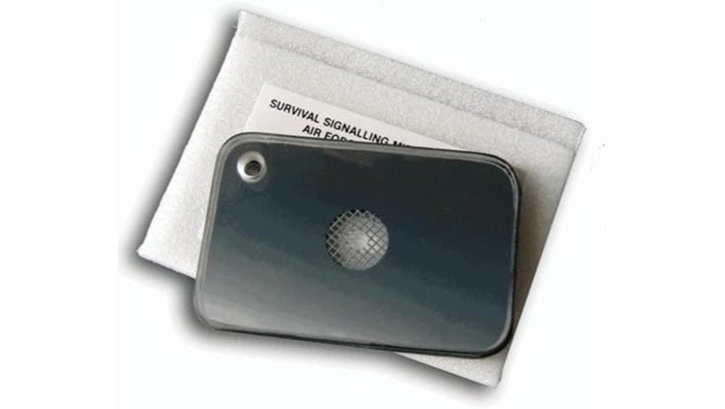 shiny glass signaling device