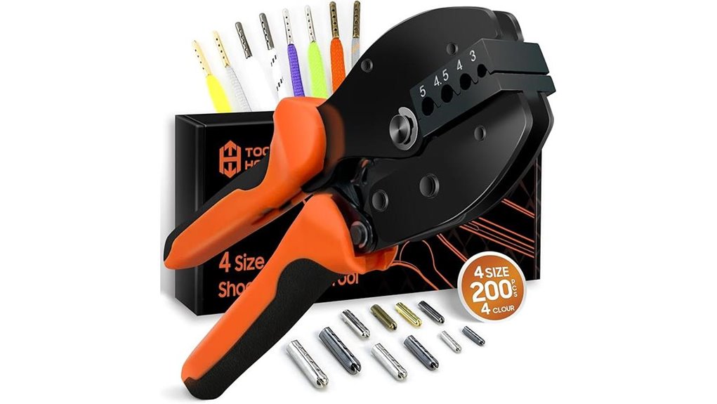 shoelace aglet crimping kit