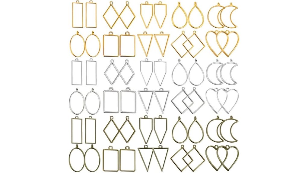 shynek hollow pendant bezels