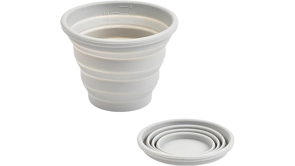 silicone 300ml collapsible travel cup