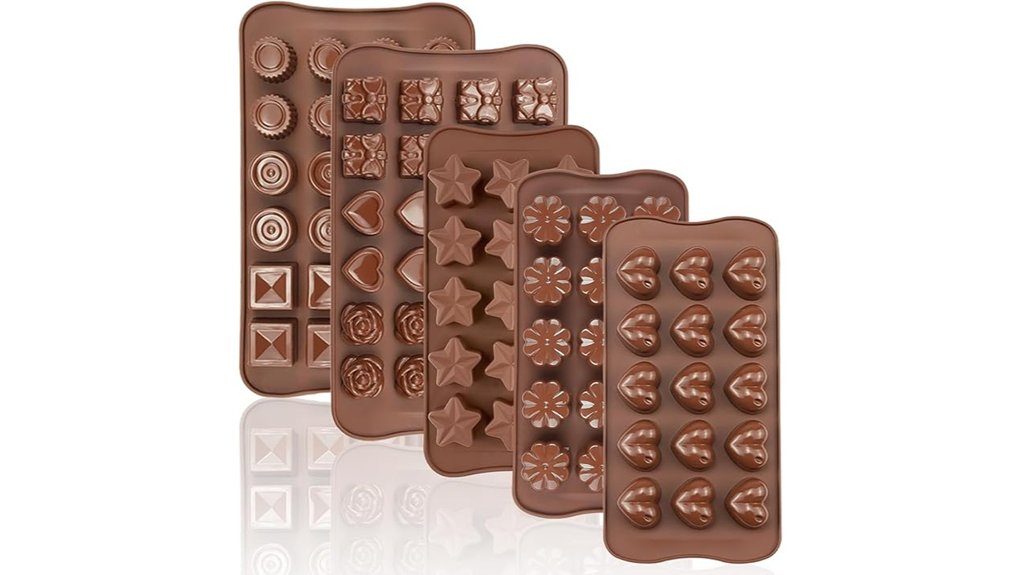 silicone 93 cavity candy molds