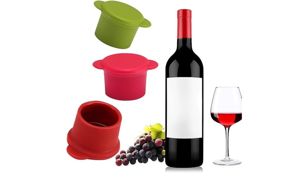 silicone airtight wine stoppers