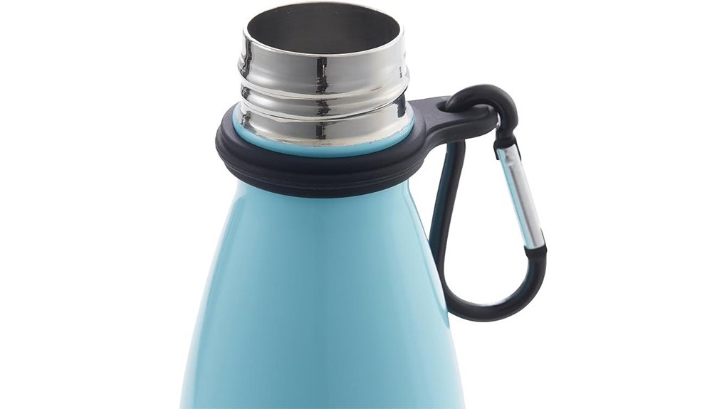 silicone bottle carrier with carabiner