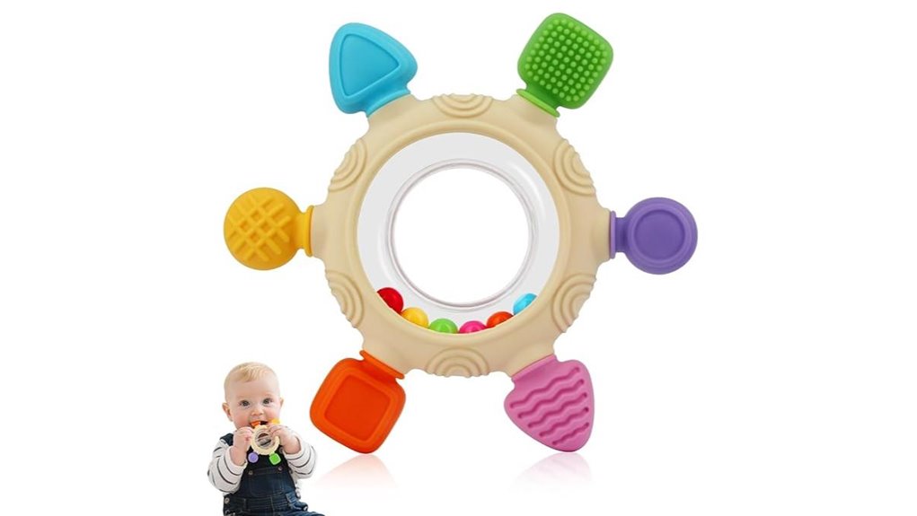 silicone bpa free baby teether