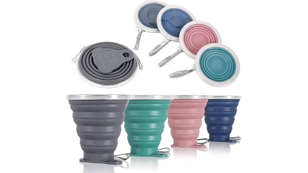 silicone collapsible 9 22oz travel cup