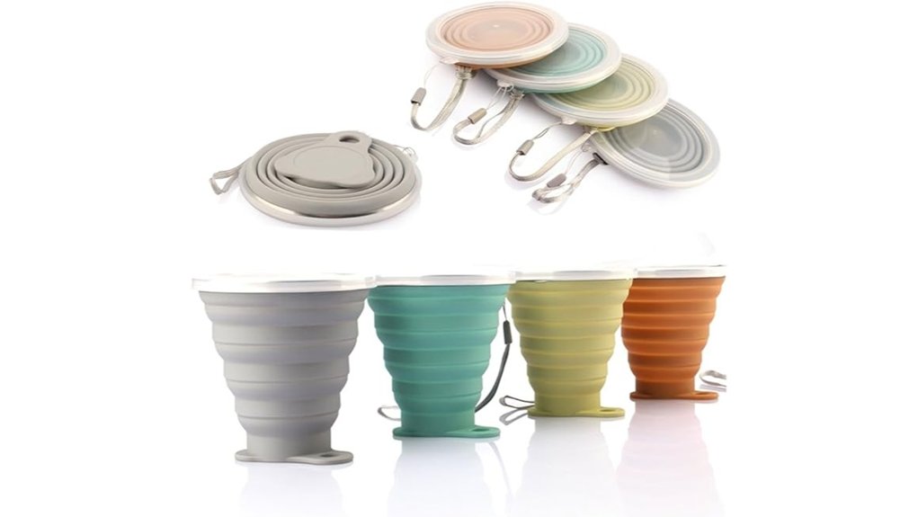 silicone collapsible 9 22oz travel cup