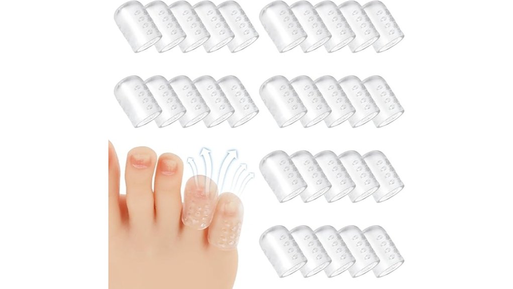 silicone gel toe sleeves