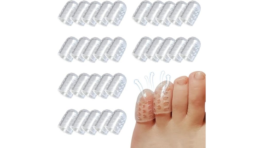 silicone gel toe sleeves