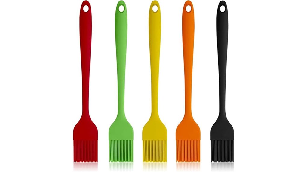 silicone heat resistant pastry brushes