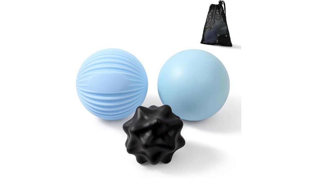 silicone lacrosse massage balls
