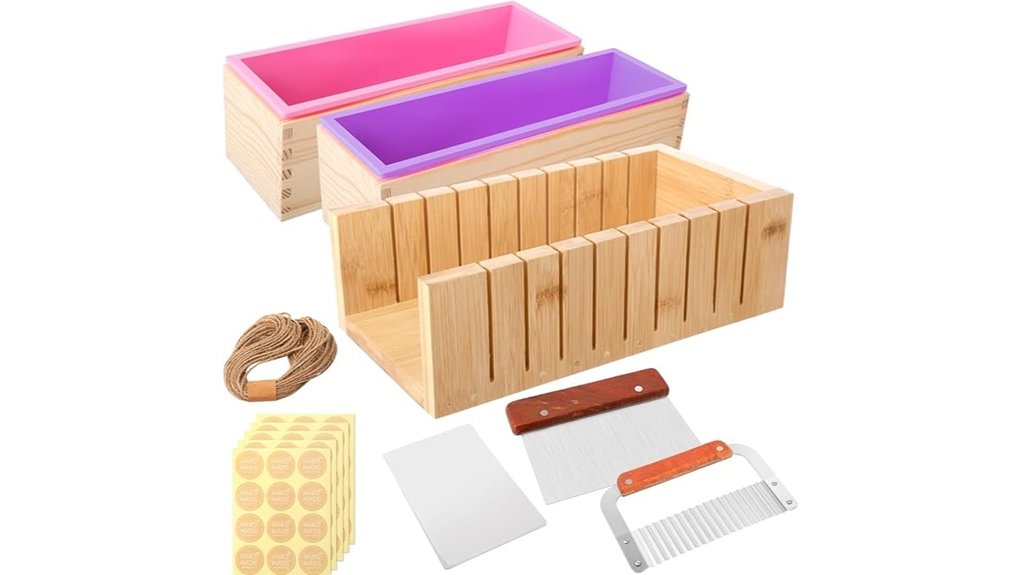silicone loaf soap kit