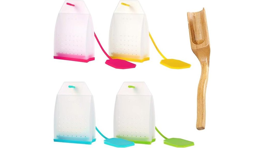 silicone loose leaf tea infusers