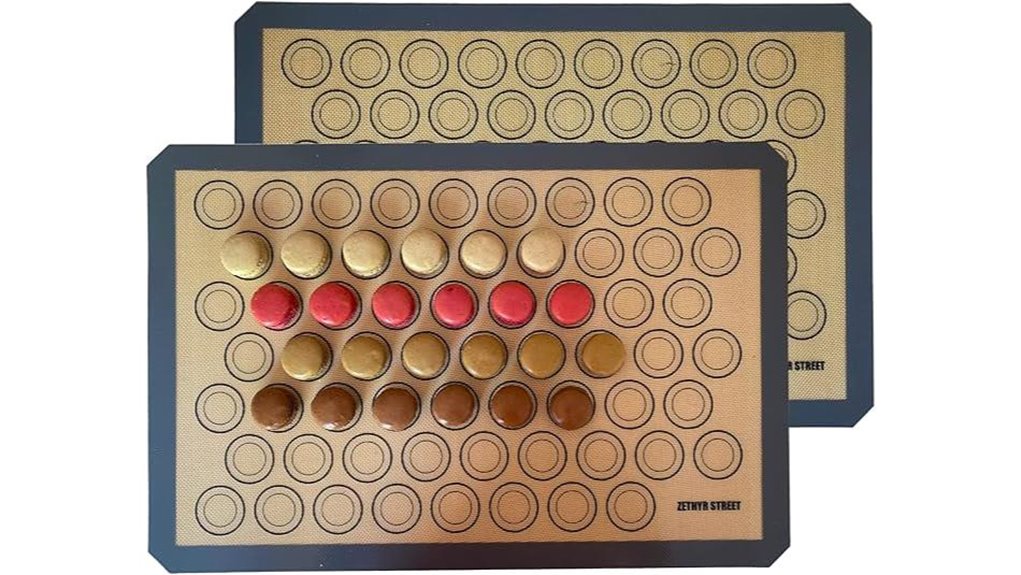 silicone macaron baking mats