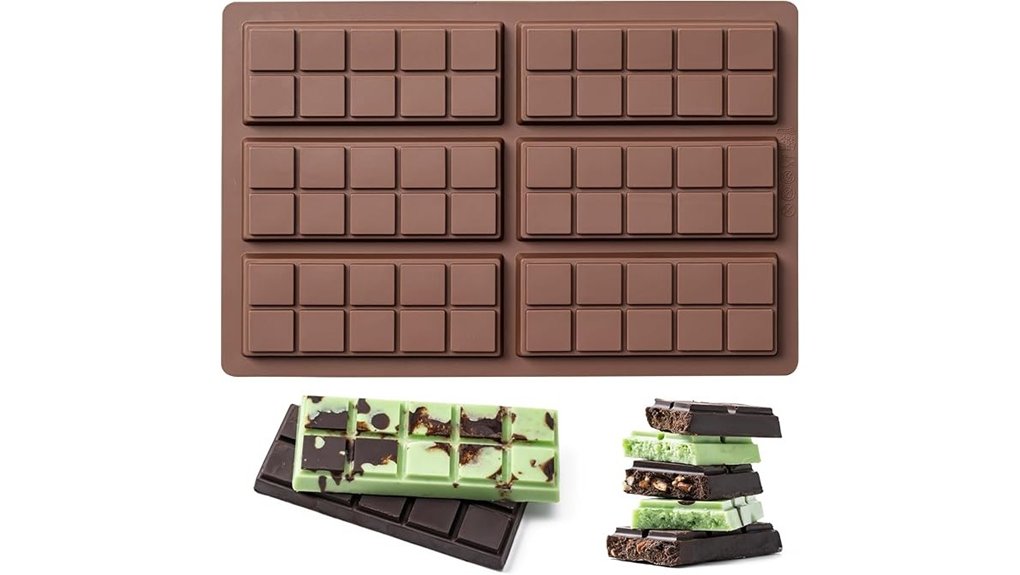 silicone pistachio rod chocolate mold