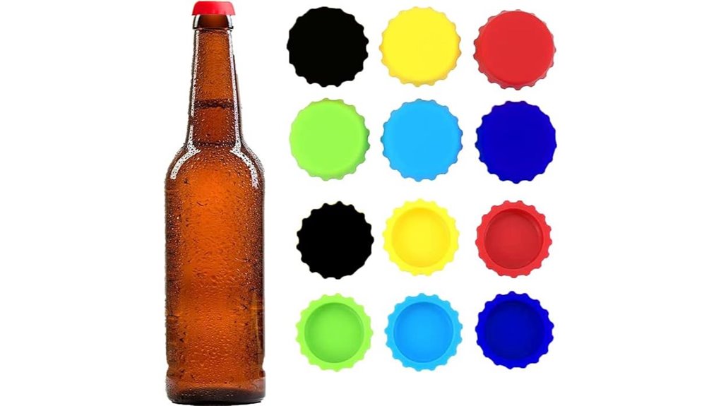 silicone reusable bottle cap stoppers