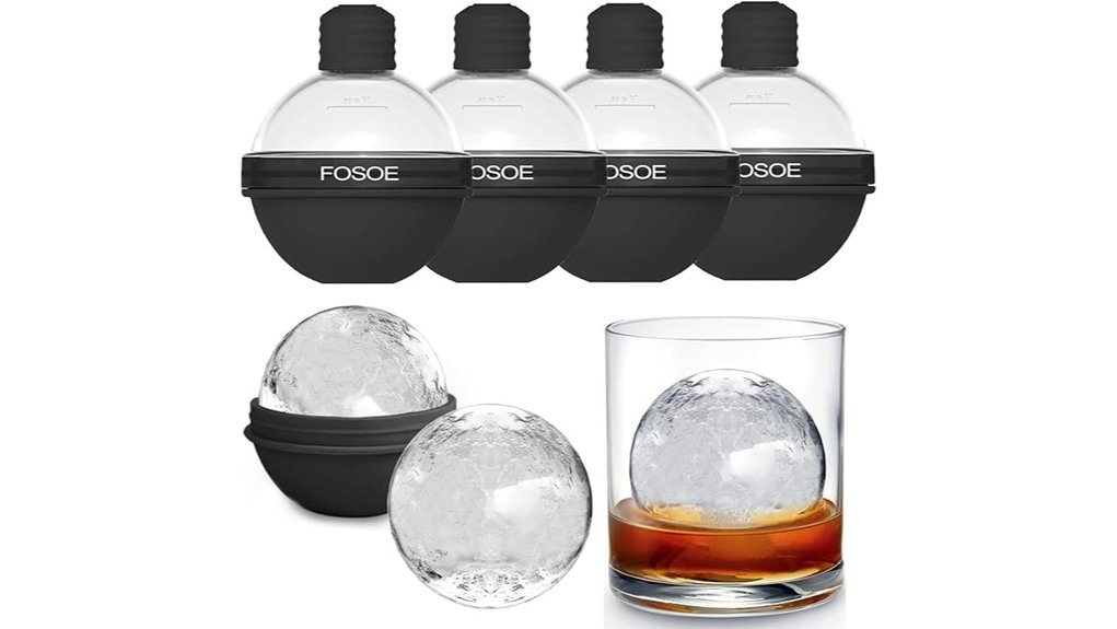 silicone whiskey ice ball molds
