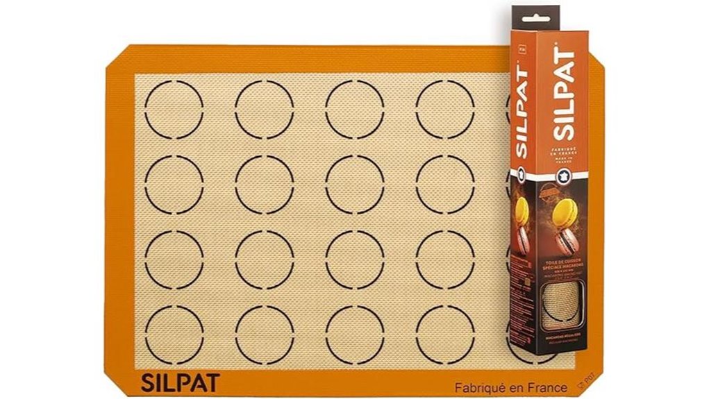 silpat silicone macaron baking mat