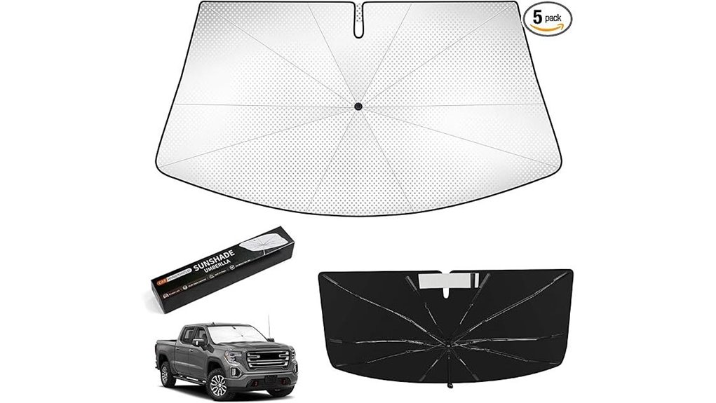 silverado sierra windshield umbrella