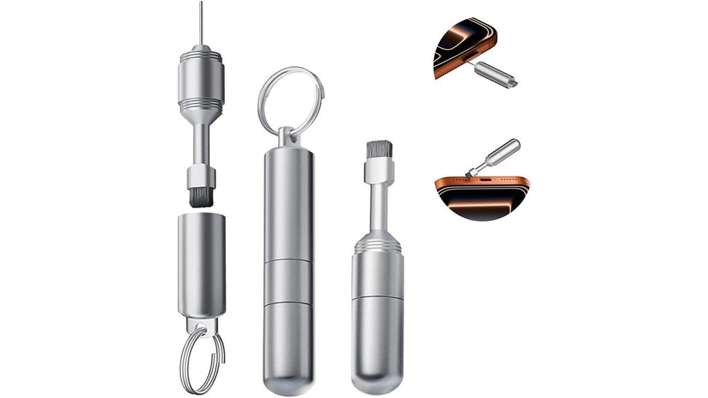 sim ejector keychain cleaning