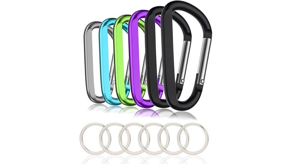 six pack black 3 inch d ring
