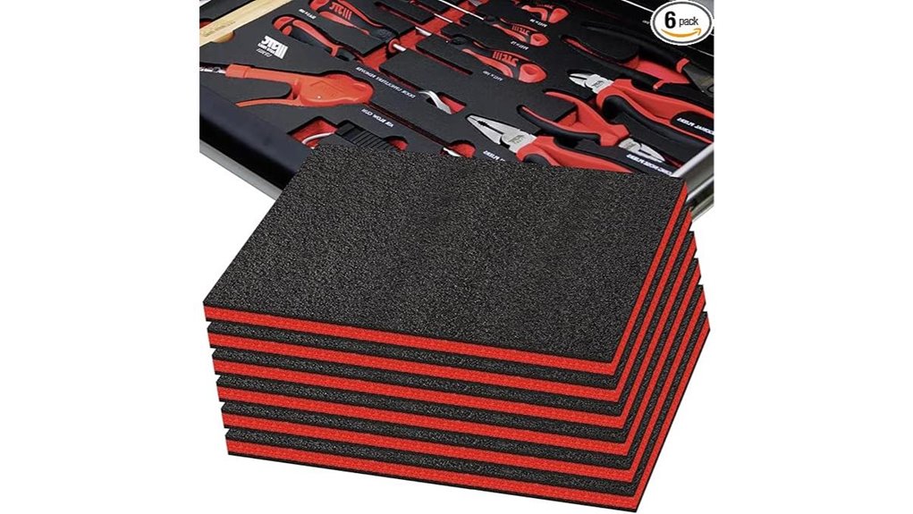 six pack cuttable foam inserts