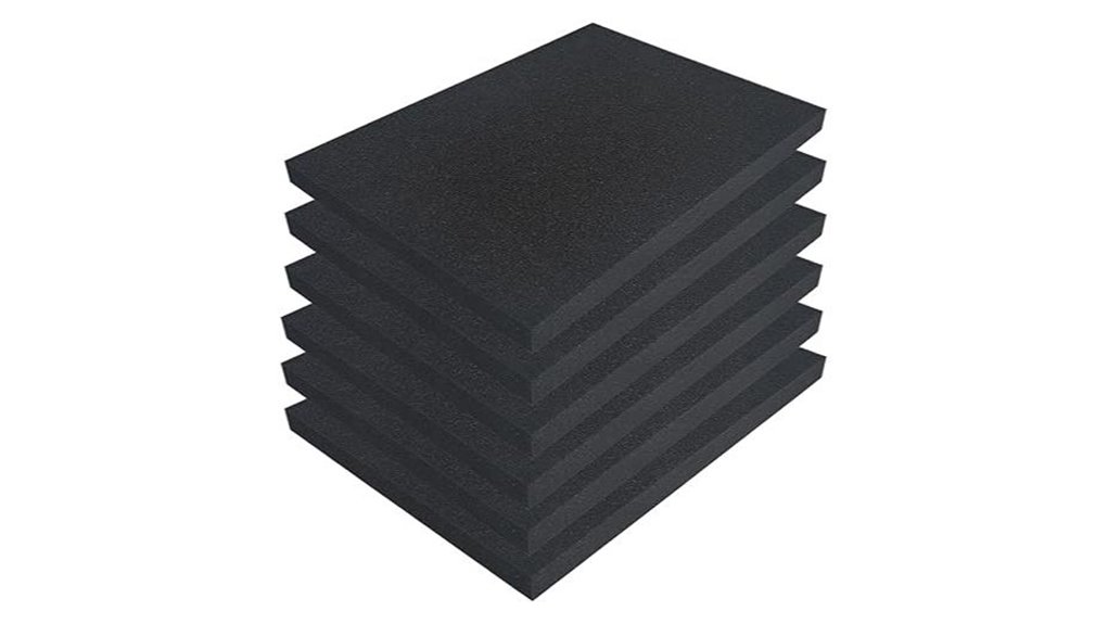 six pack polyurethane foam sheets