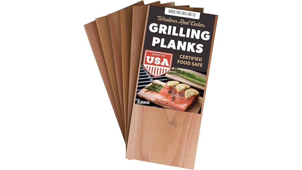 six pack western cedar grilling planks