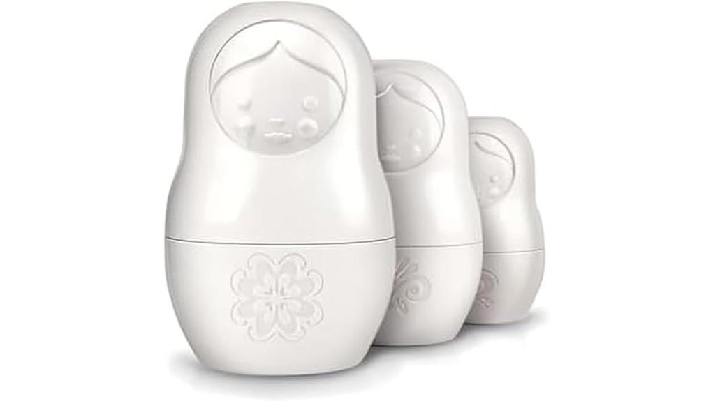 six piece nesting measuring cups