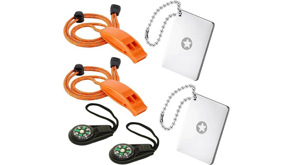 six piece survival signaling kit