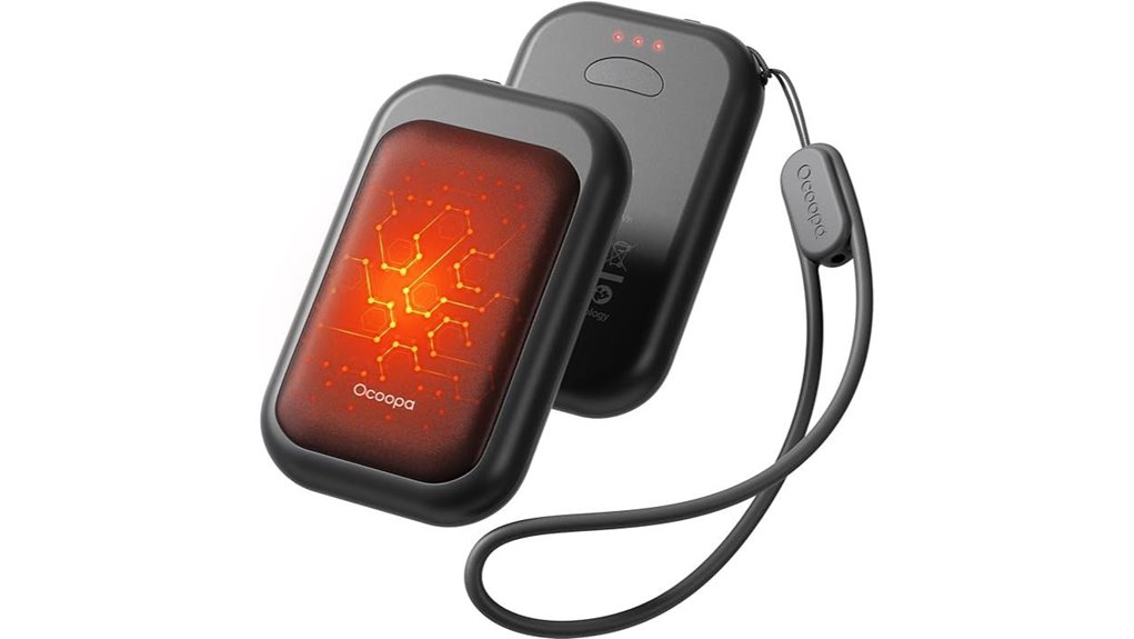 slim magnetic rechargeable card handwarmer