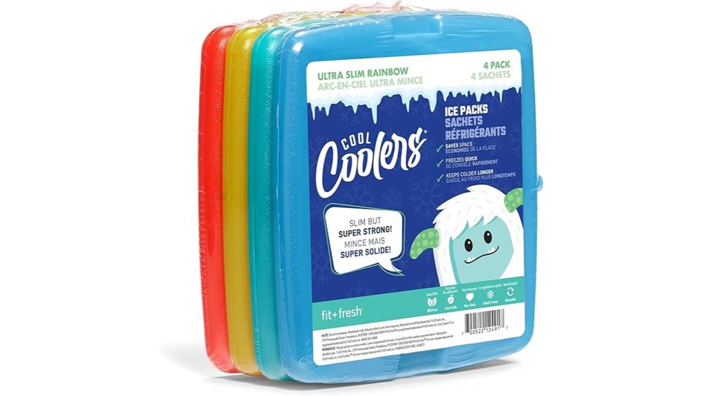 slim reusable freezer gel packs