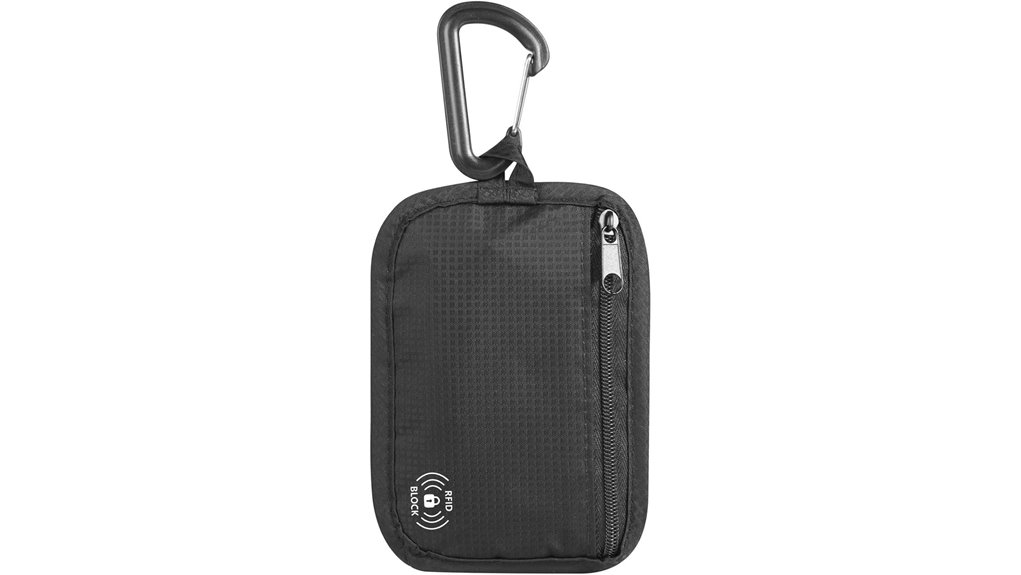slim rfid blocking stash pouch