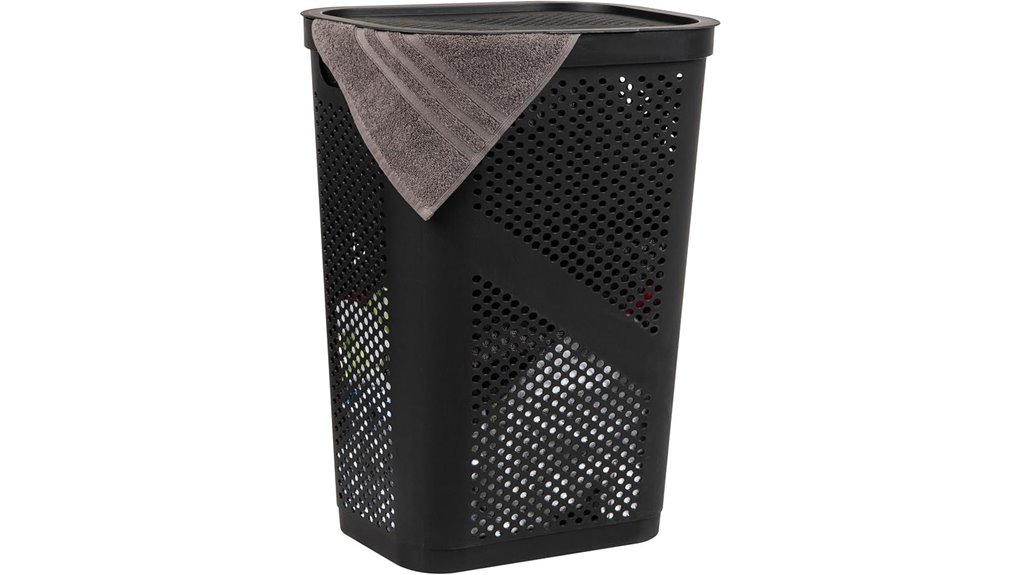slim ventilated 60l hamper