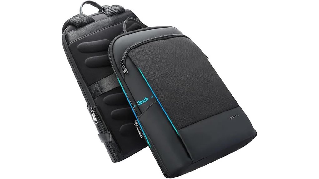 slim waterproof anti theft backpack