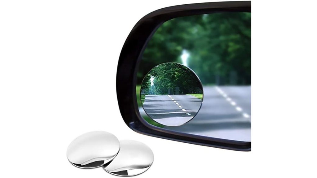 small 2 inch convex mirrors