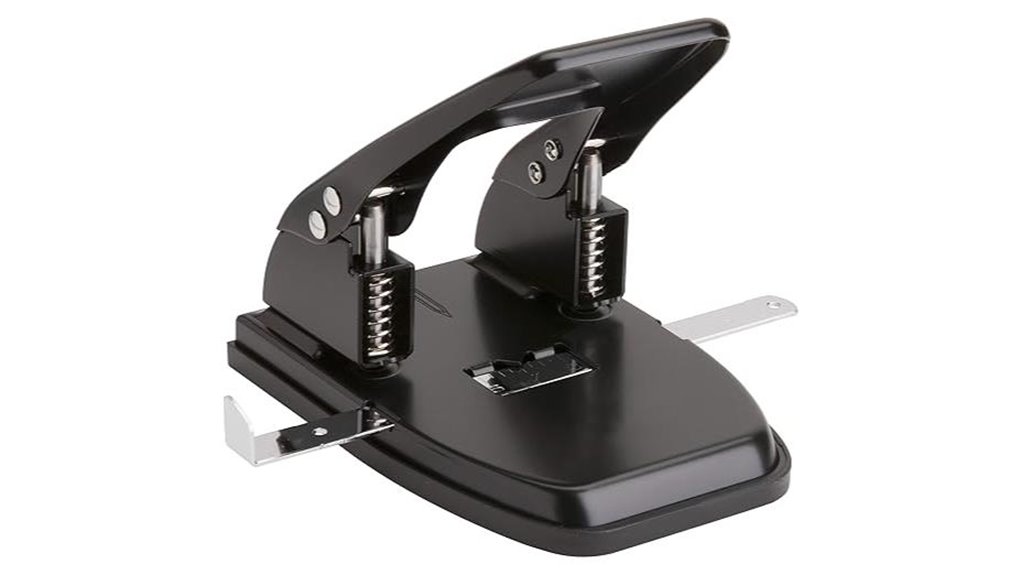 small black heavy duty hole punch