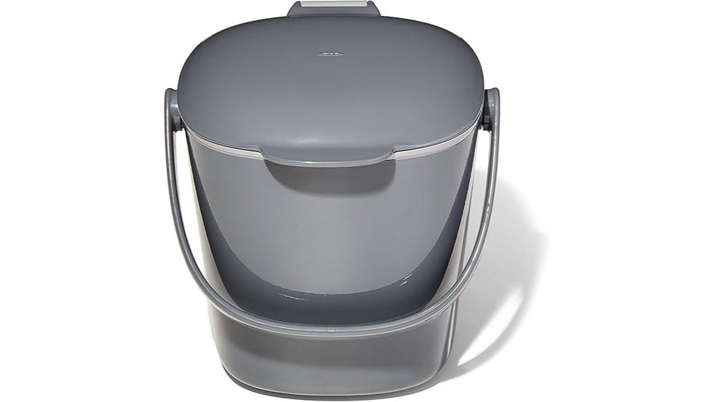 small charcoal compost bin