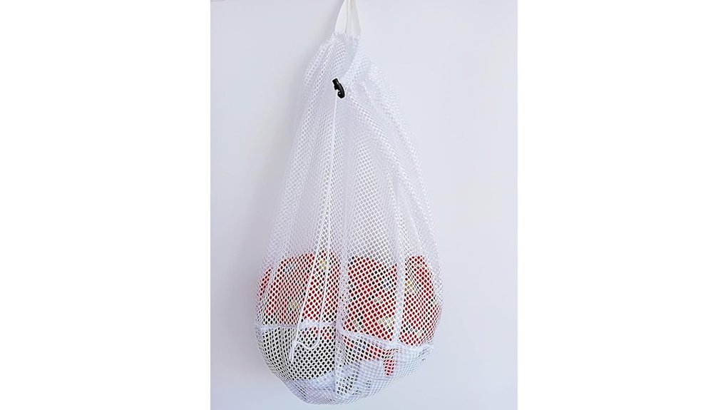 small mesh laundry bag