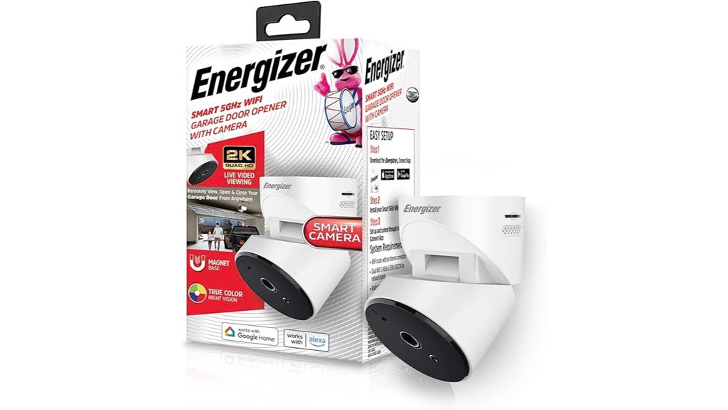 smart 5ghz garage camera opener