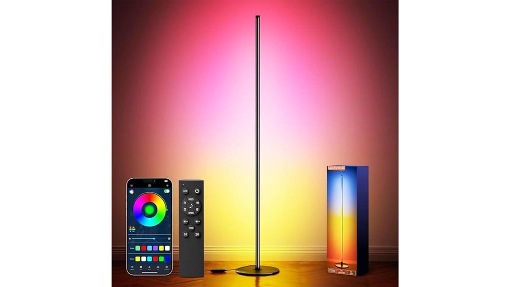 smart rgb corner floor lamp