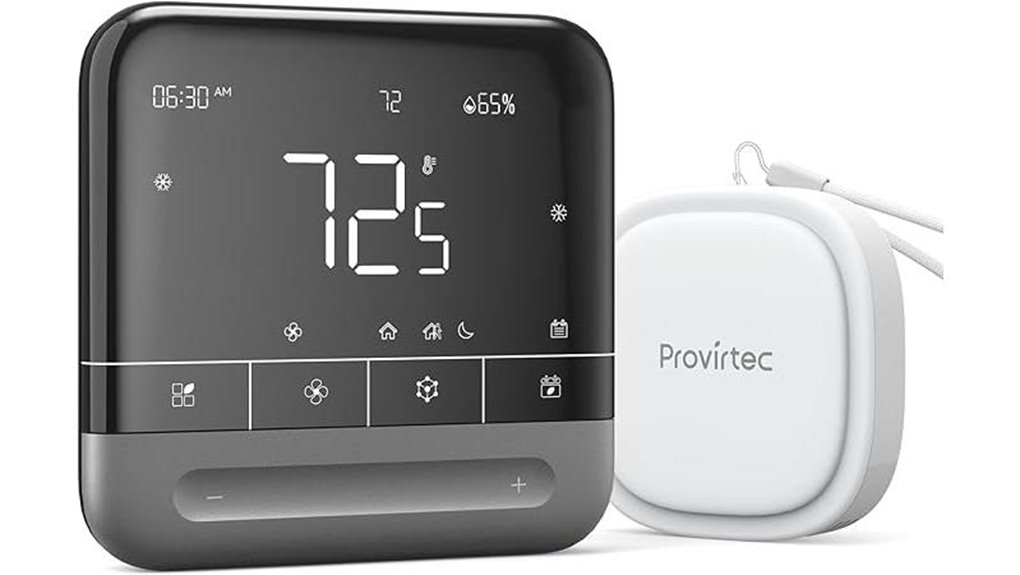smart wifi thermostat with sensor
