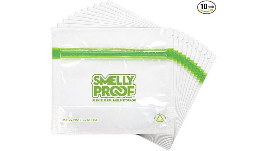 smelly proof reusable freezer bags