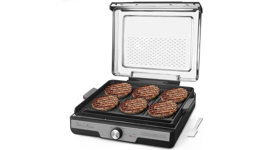 smokeless indoor electric grill