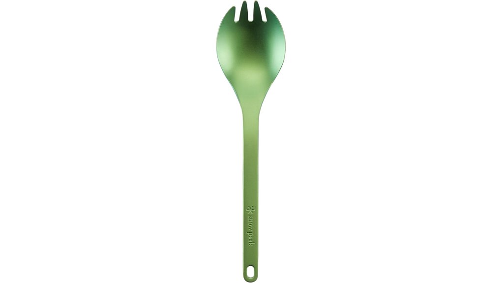 snow peak titanium camping sporks