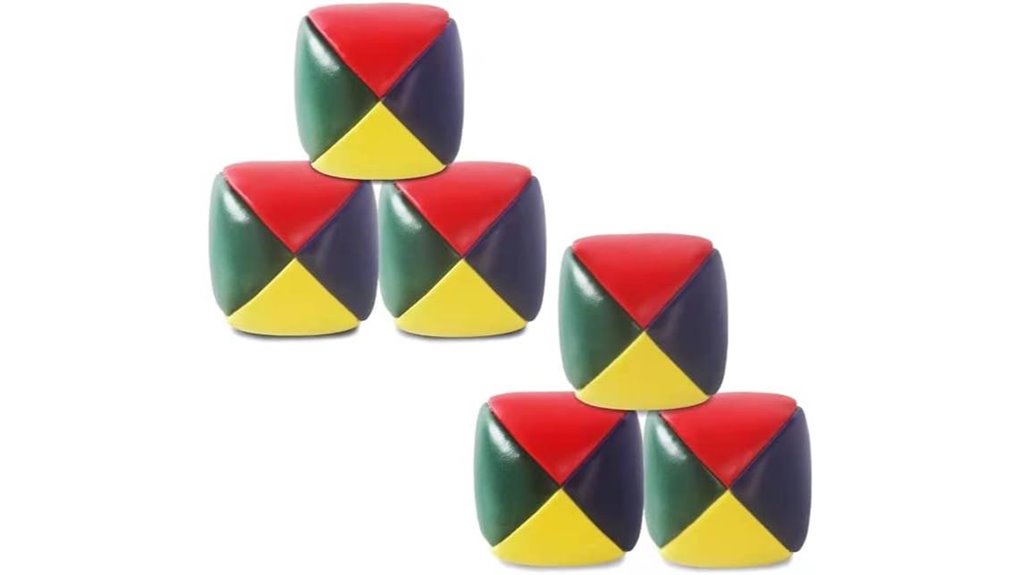 soft beginner juggling ball set