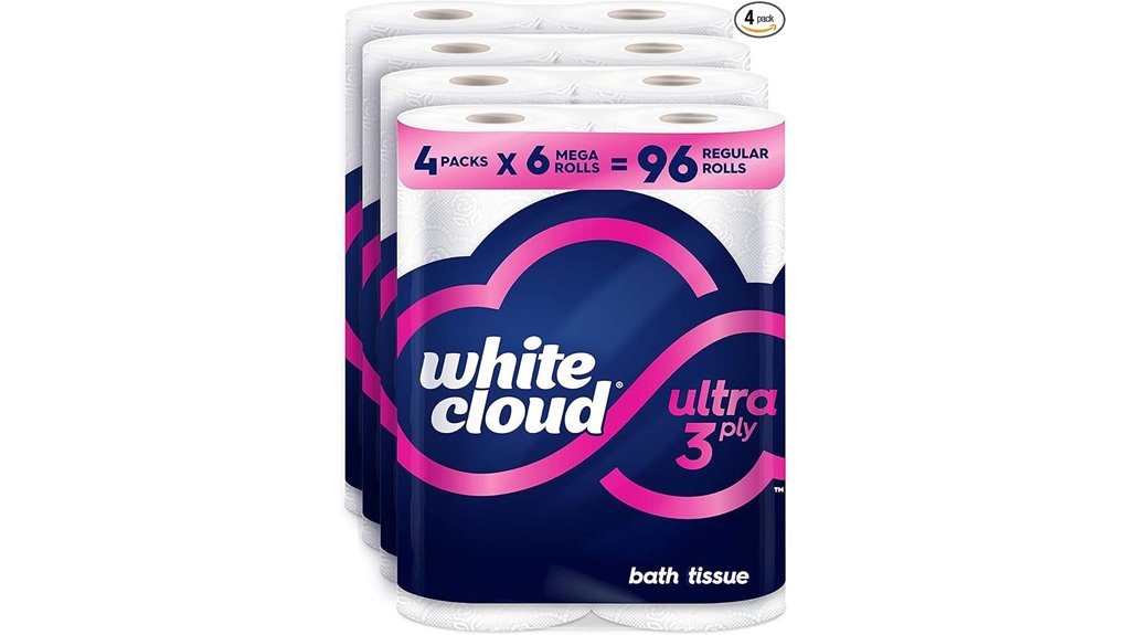 soft three ply toilet paper