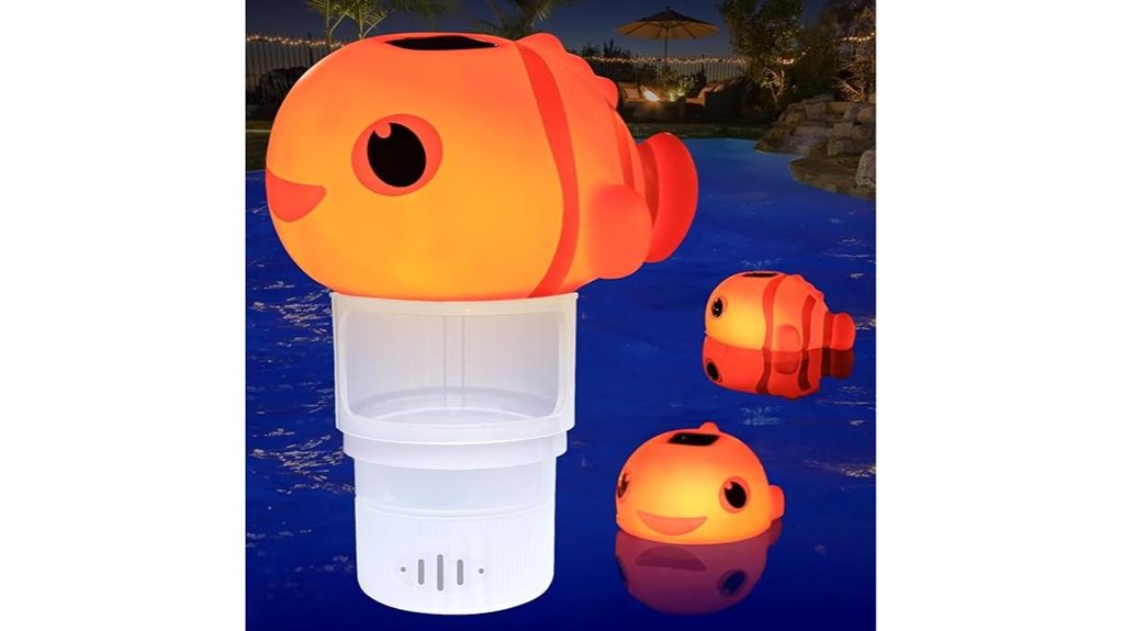 solar floating chlorine dispenser