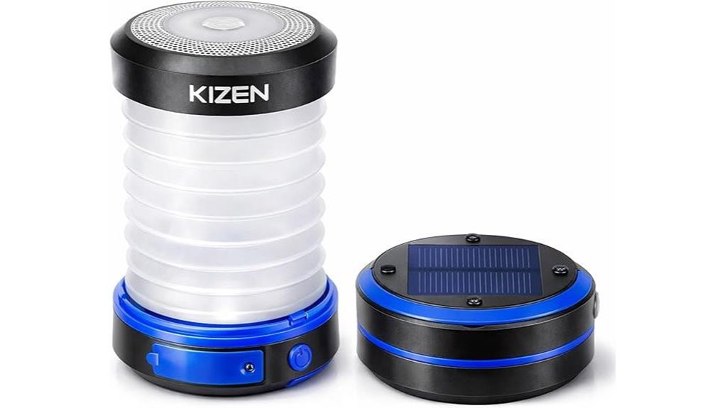 solar plug rechargeable lantern